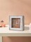 Tiny Shadow Box, Square Display Size 3x3 Shadow Box Frame with Glass, Small Shadow Box Display Case with Door for Shells Taxidermy Keepsake Photos Tickets Coins-Vintage White